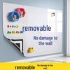 Removable Magnetic Whiteboard Sticker for Office and Kids - No Wall Damage, Suitable for Home or Glass Surfaces