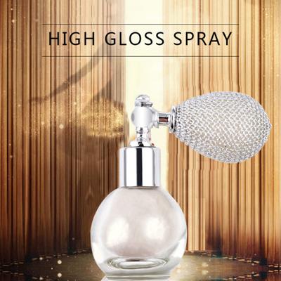 Yüz Vücut Pudrası Sprey Glitter Aydınlatma Aroma Vurgulayıcı Makyaj Pigment Kozmetik