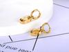 Lokaer Stainless Steel Geometric Square Hoop Earrings Sparkling Cubic Zirconia Crystal Earrings Jewelry For Women