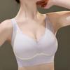 Mesh Strapless Bras Women's Gathering Bras Shaping Seamless Bras Smooth Large-sized Bras Push Up Bra