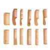 Anti-Static Long Handle Bamboo Wooden Hair Comb Hotels Disposable Comb Hairdressing Styling Tools Barber Hair Brush Accessories·
