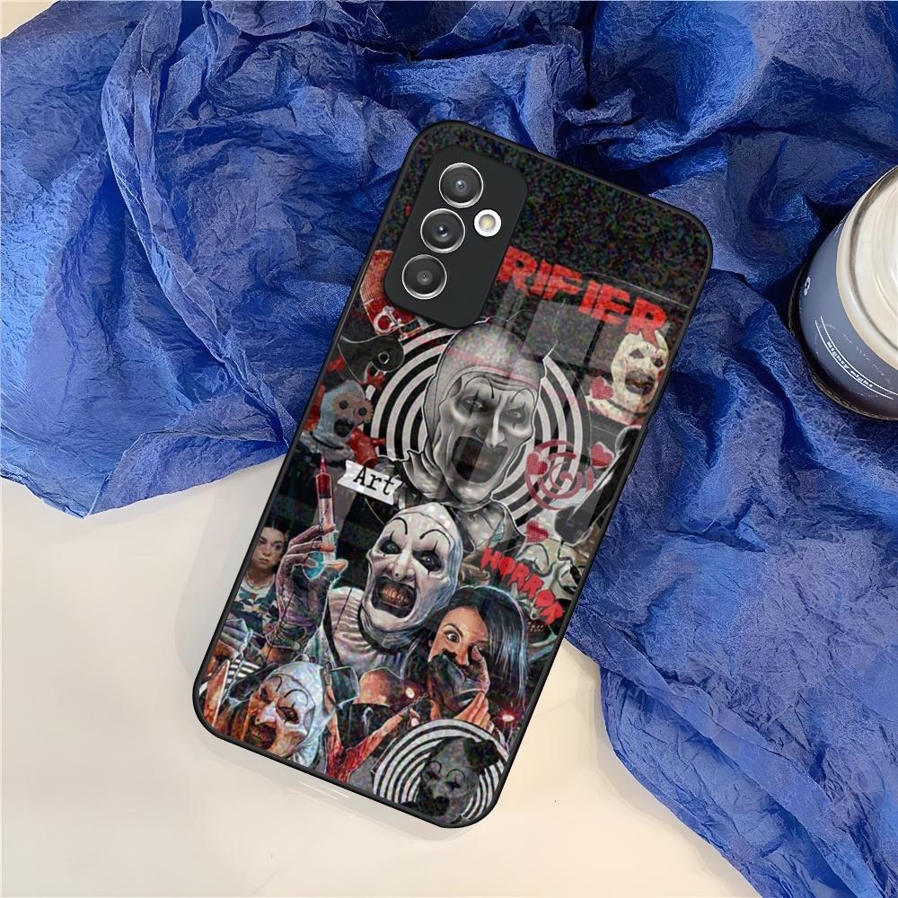 Horrorfilm-Terroristen-Handyhülle für Samsung S25 S24 S30 S21 S23 S20 S22 Fe S10 E S9 Note 20 Pro Ultra Plus Glasabdeckung