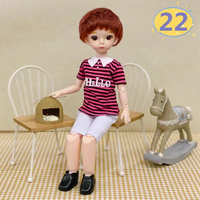 1/6 кукла BJD для мальчиков, 30 см, шарнирная кукла со сменным париком, модная одежда, парусиновая обувь, макияж ручной работы, игрушка для лица, подарок для девочки
