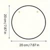 1pc Classic Easter Bunny Acrylic Sign - 8x8 Inch Round Wall Decor, Multipurpose Animal Theme Plaque - Charming Wreath Centerpiece