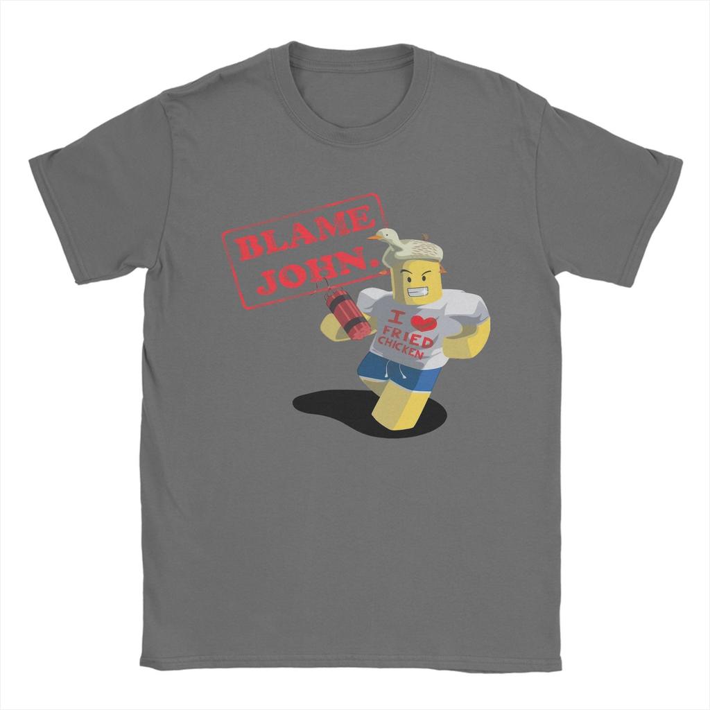 Blame John Meme Fashion T Shirts for Men Women Cotton Tee Shirt Clothing