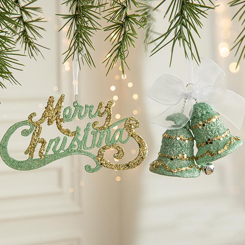 1Pc Christmas Tree Hanging Decoration Plastic Green Butterfly Hanging Christmas New