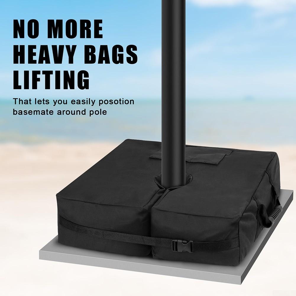 Heavy Duty Sandbag Umbrella Base Fitment Fits Outdoor Umbrellas