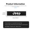 For Jeep Safety Belt Shoulder Cushion Anti-wear Protection Cover Grand Cherokee Wrangler JK Renegade Gladiator Compass AMT1