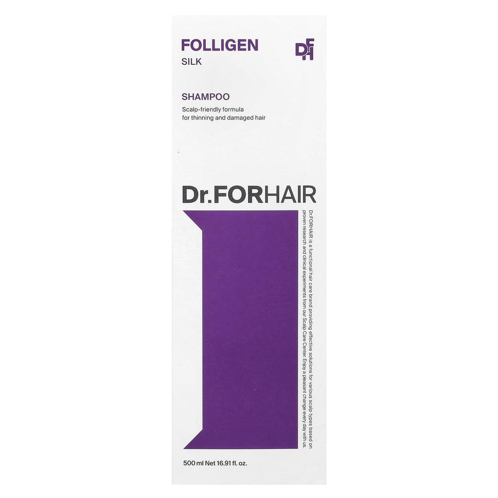 DR.FORHAIR Shampoo Polygen, Seta, 500ml (16,91 once fluide)