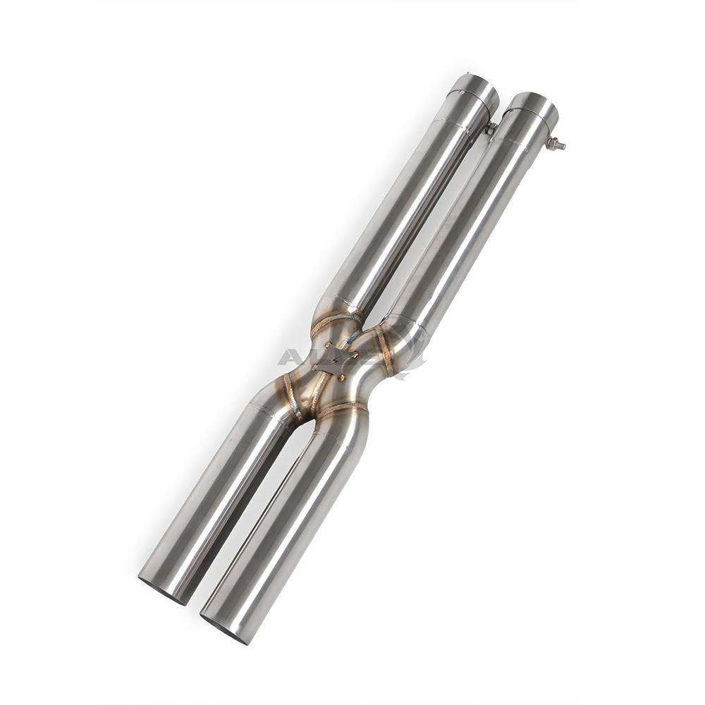 Maserati Gran Turismo/GT 4.7/4.2 (2008-2023) X Pipe Exhaust серебряный