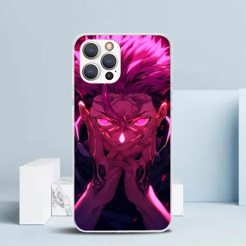 Hot Anime JusuKaisen Phone Case For IPhone 16 17 Air 16E 15 14 Plus 13 Mini 12 11 Pro Max 7 8 + SE 2020 Soft TPU Back Cover 16 1