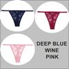 FINETOO 3PCS/Set Sexy G-string Panties Women Thongs  Lace Underwear Pantys Low-Waist Femme Underpants Mesh Transparent  Lingerie