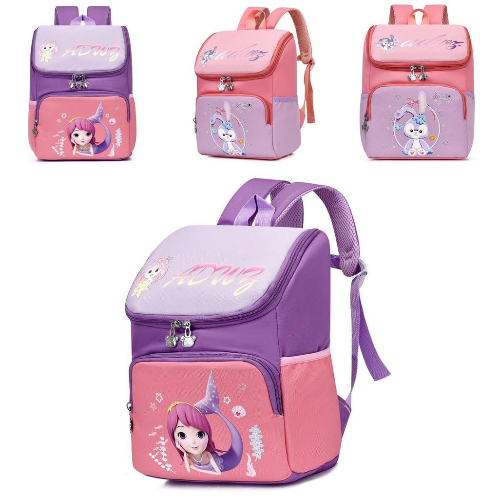 Cute Spine Protection Backpack For Kids Boys Girls Lightweight Cartoon School Bag