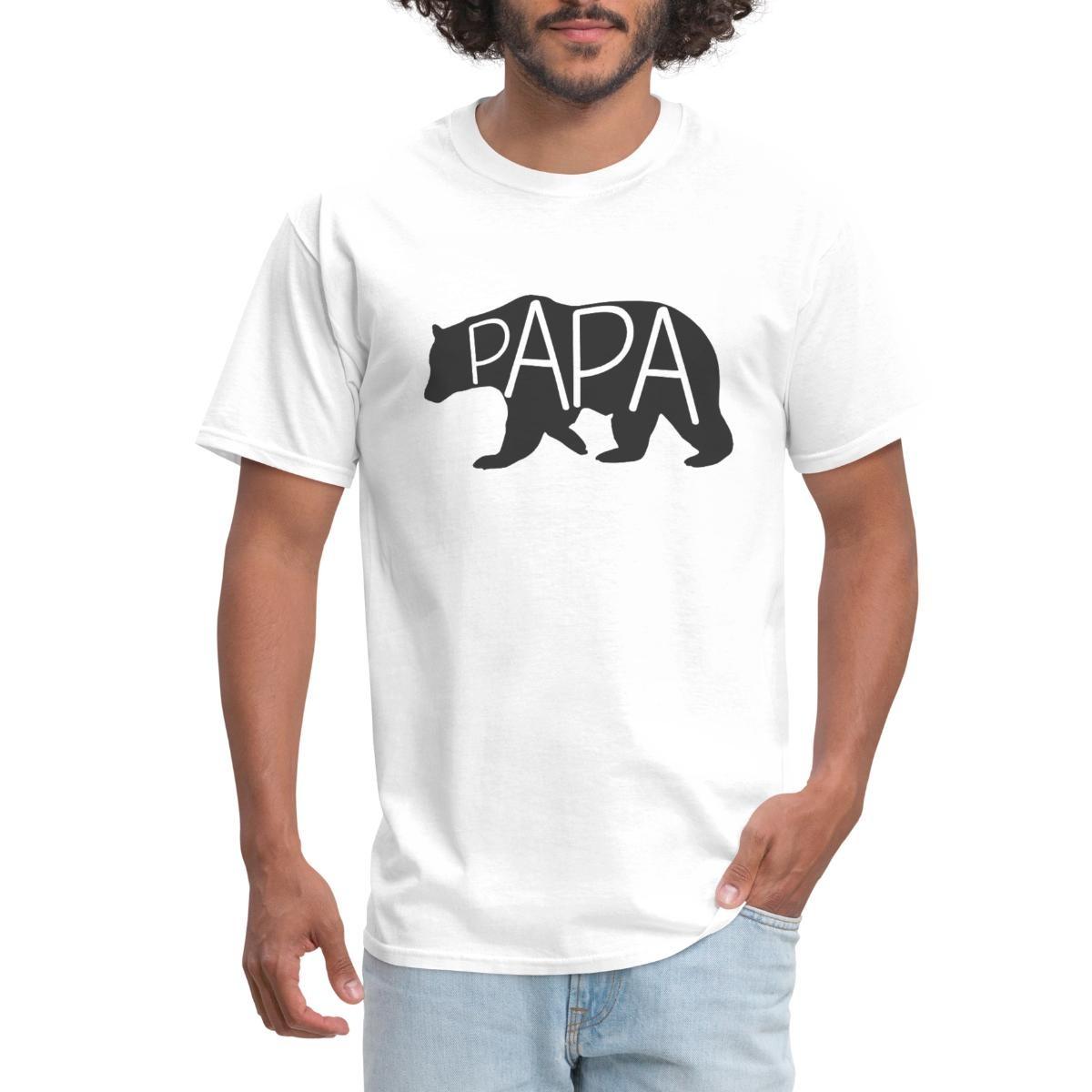 Papa Bear Father s Day Gift Men s T-Shirt XXXXL