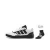 adidas Lite Baller 1.5 Comfortable Versatile Skate Shoes Unisex Sneakers White Black KI1496
