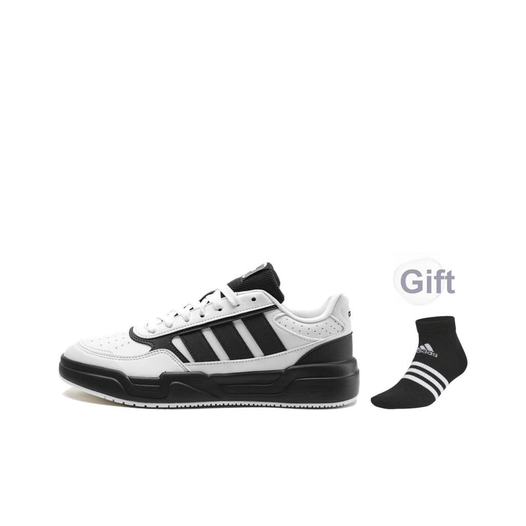 adidas Lite Baller 1.5 Comfortable Versatile Skate Shoes Unisex Sneakers White Black KI1496