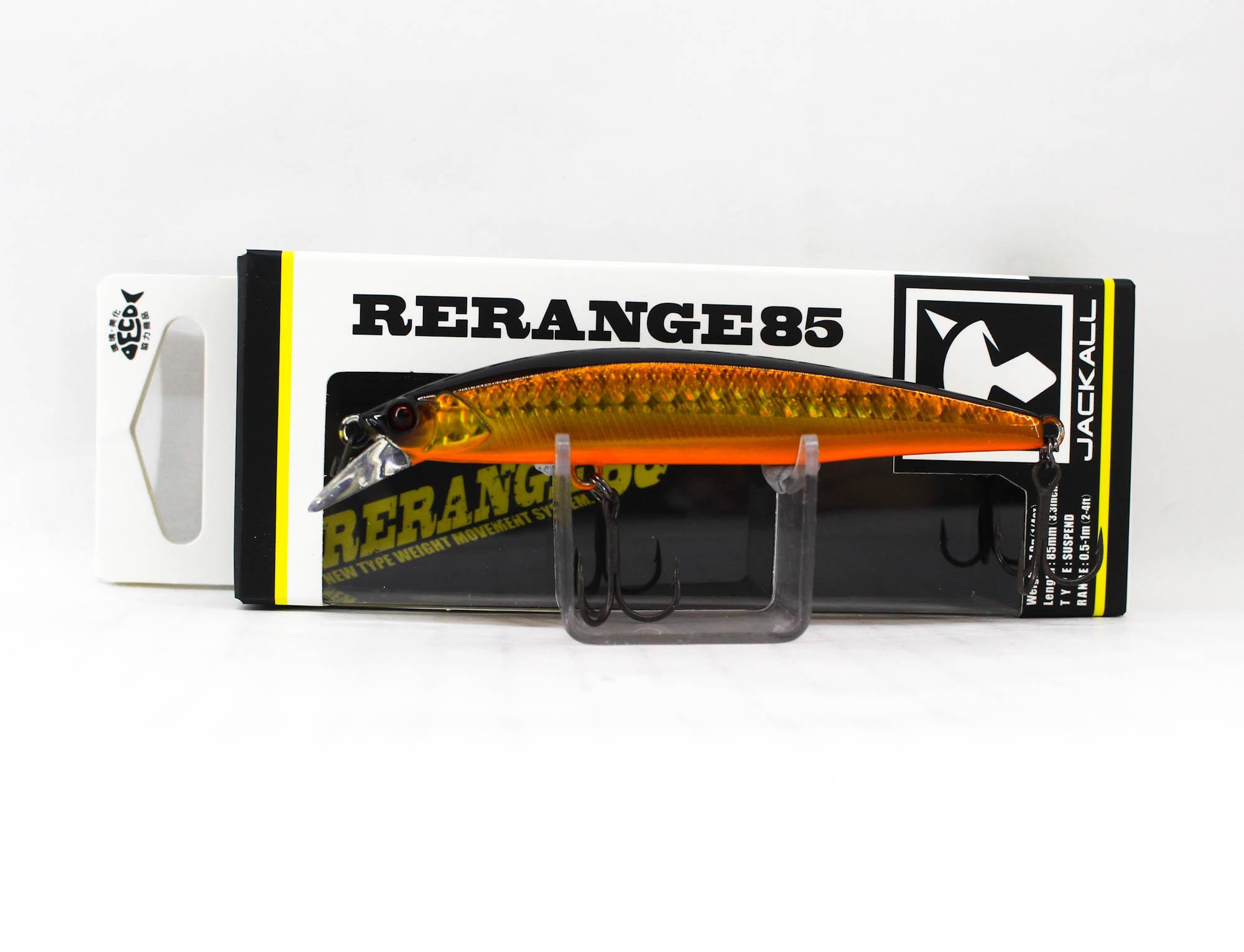

Jackall Rerange 85SP Suspend Lure Double Clutch Gold & Black (8889)