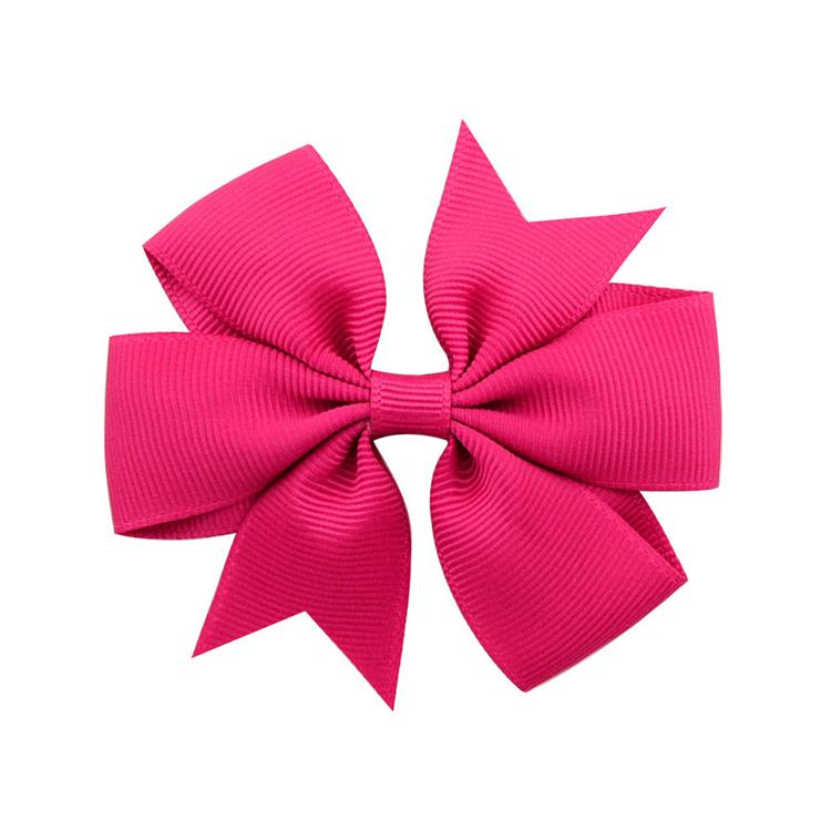 Hot Sale Solid Color Ribbon Fishtail Bow Hair Clip 40 Colors Children's Hair Clip Hair Accessories