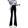 Micro-pull Jeans Women's Spring and Autumn New High-waisted and Thin Horseshoe Pants Small High-flared Jeans