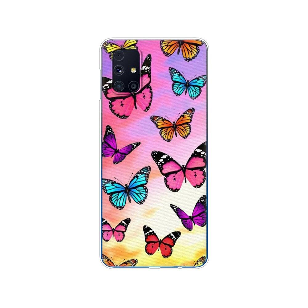 Für Samsung M31s Hülle 6.5 Tpu Weiches Silikon Rückseite Handyhülle Für Galaxy M31S M 31S m317f m317 Funda Winter Schnee Weihnachten