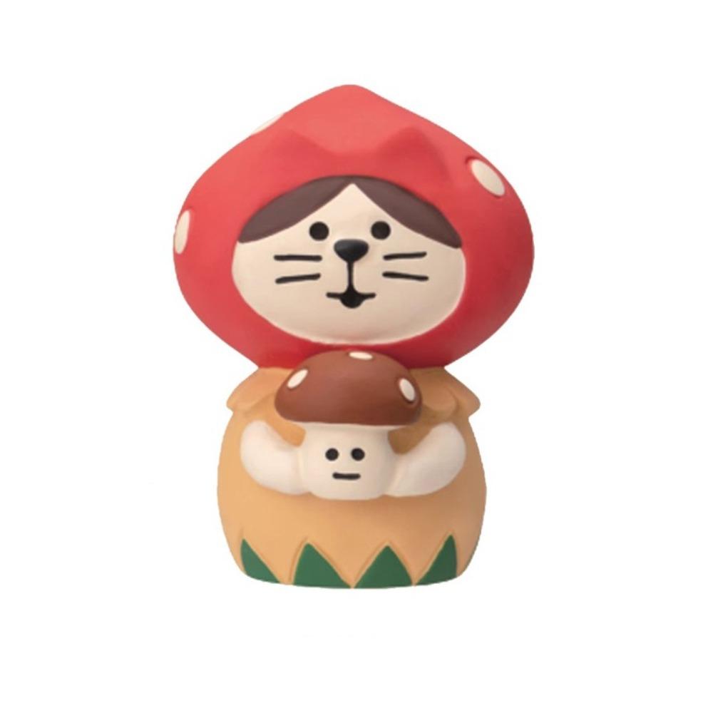 Mushroom Christmas Ornaments Miniature Resin Santa Claus Decoration  Cake Decoration