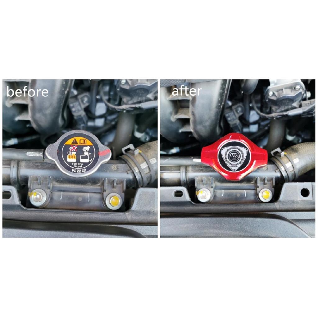 Aluminum Radiator Cap Cover for  MAZDA 2,3,5,6  Mazdaspeed CX-5 CX-7 MX-5 RX7 RX8 CX-30 FAMILIA PROTEGE MIATA Car Accessories