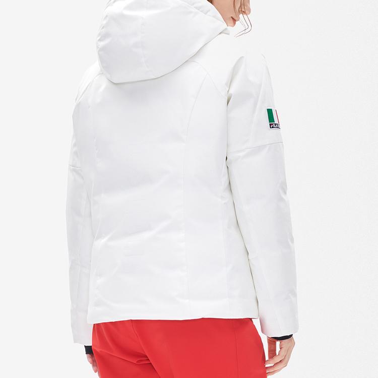 New FILA Down Jacket Women's White Jade Color A11W246909F-WT