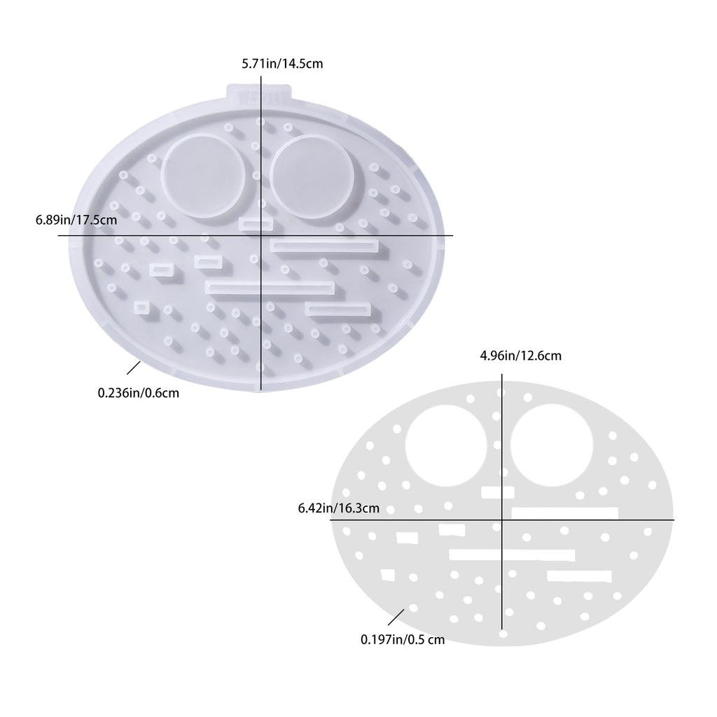 Moon Shape Candle Holder Resin Mould, Candle Plaster Drip Mould, Moon Resin Mould, Epoxy Resin Mould, Atmosphere Scene Mould