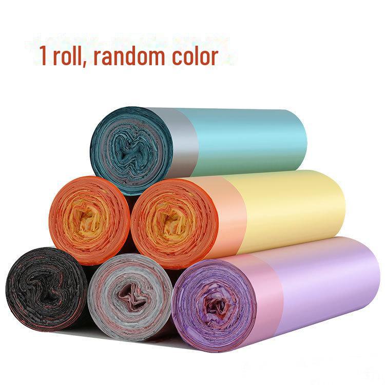 

Утолщенные кухонные мусорные мешки с завязкой - средние и большие, одноразовые пластиковые, бытового назначения