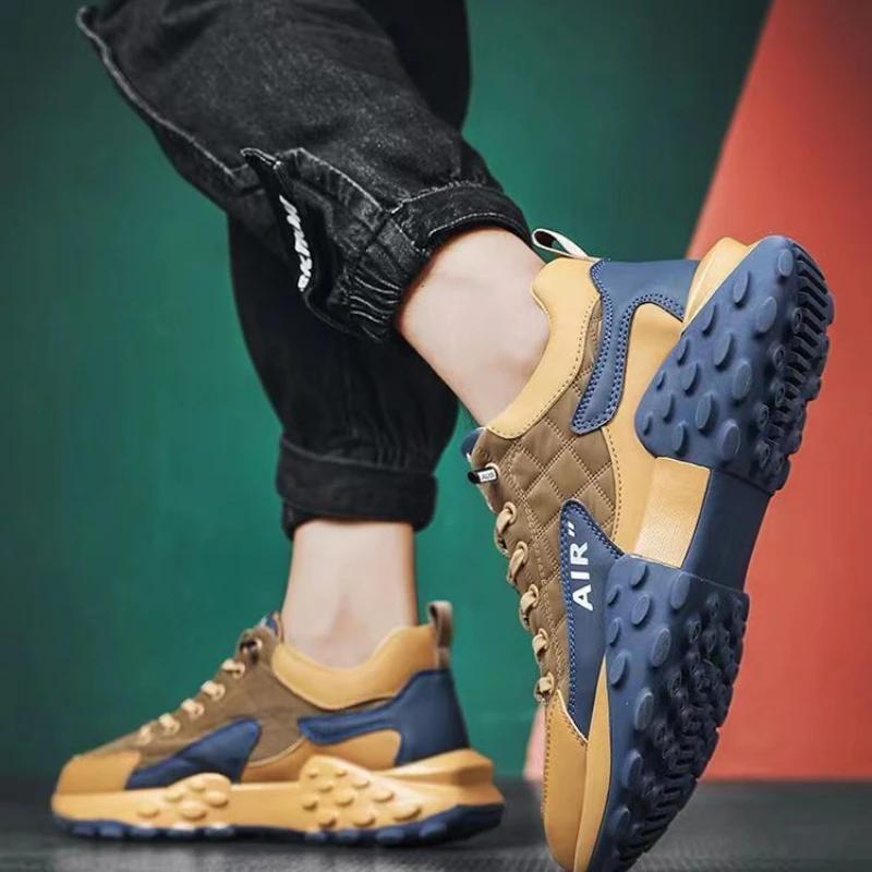 Sports Shoes for Men, Running Shoes for Men, Breathable and Comfortable Soft-soled Shoes for Men, Color Matching Casual Shoes