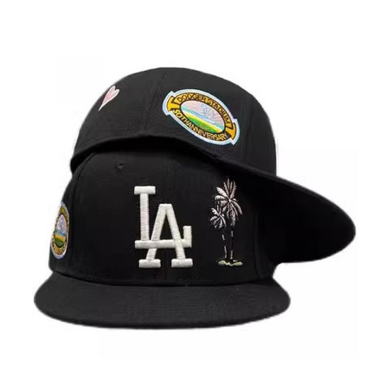PouChangAnFo Embroidered Baseball Cap Unisex Hip Hop Flat Brim Sun Hat