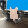 French Bulldog Trailer Hitch Cover, 3D Printed Dog Trailer Tow Hook Cover, Universal Trailer Hitch Dust Cover, Trailer Accessories