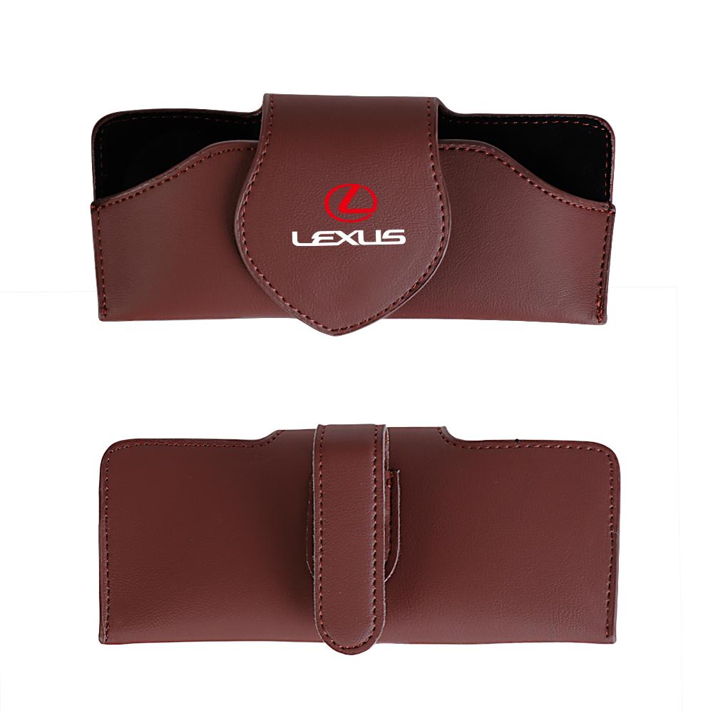 1Pcs Car Accessories Sun Visor Glasses Frame Sunglasses Storage Case For Lexus NX IS 250 RX GS UX RX300 RX350 ES LX Fsport GX