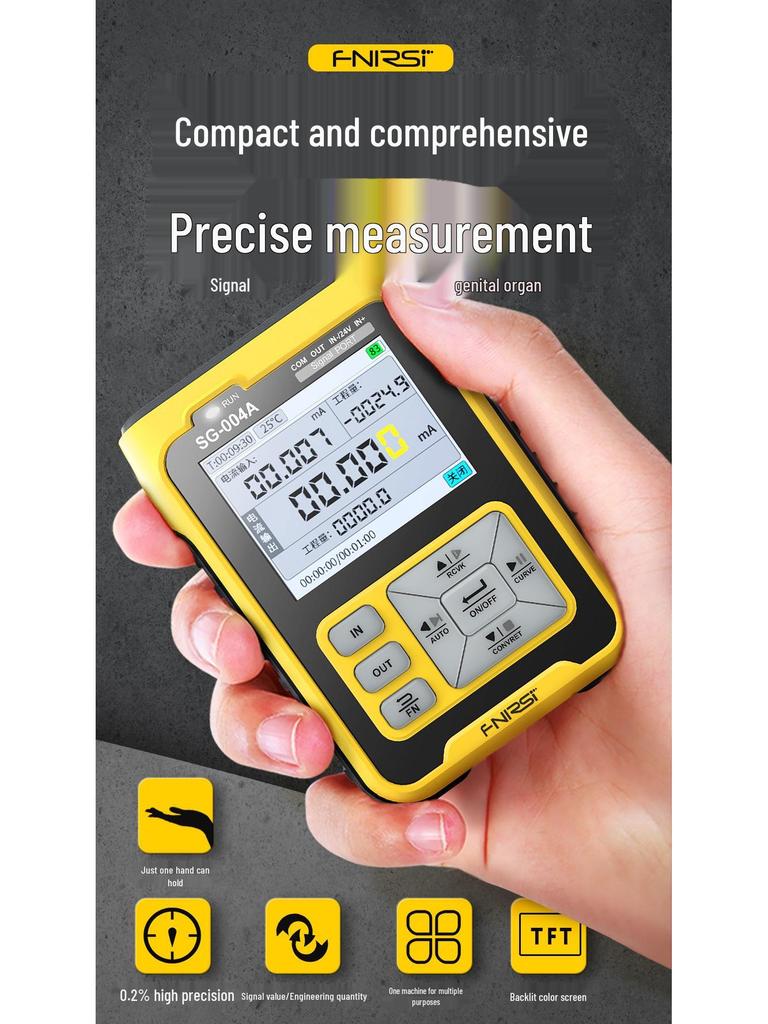 SG-004 Multifunction Signal Generator & Process Calibrator: 4-20mA Current, Voltage, Thermocouple, Resistance