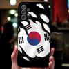 Funda de Teléfono con Bandera Nacional Coreana Para Samsung Galaxy S20 S21 S22 S30 S7 S10 S8 S9 S6 Pro Plus Edge Ultra Fe Funda Protectora Antigolpes