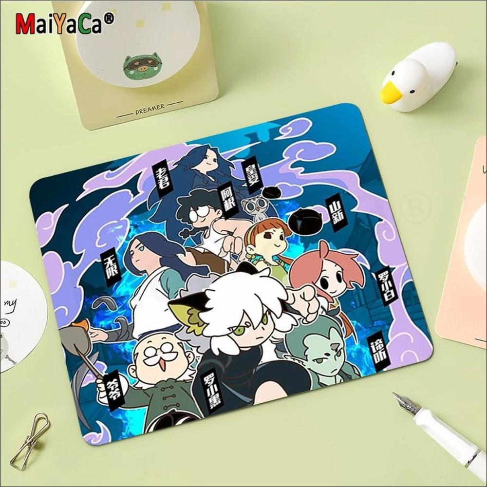 The Legend of LUOXIAOHEI Mousepad Rubber Small Thickened Mouse Pad Gaming Keyboard Table Mat Office Decor for PC Mouse Carpet