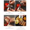 Small Manual Grinder 304 Stainless Steel Spice Seasoning Bottle Adjustable Coarseness Manual Grinding Bottle Home Kitchen Tools