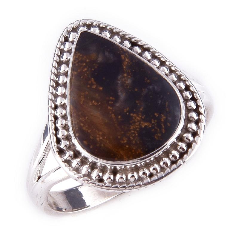 Natural Pietersite Gemstone Handmade 925 Solid Sterling Silver Ring Size 9 L7n64