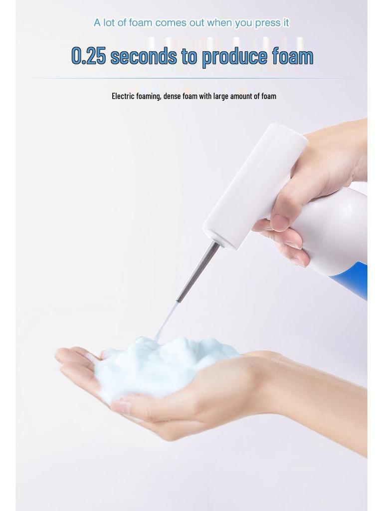 Electric Foaming Soap Dispenser for Kitchen, Pet Bath, Shower, and Facial Cleanser.