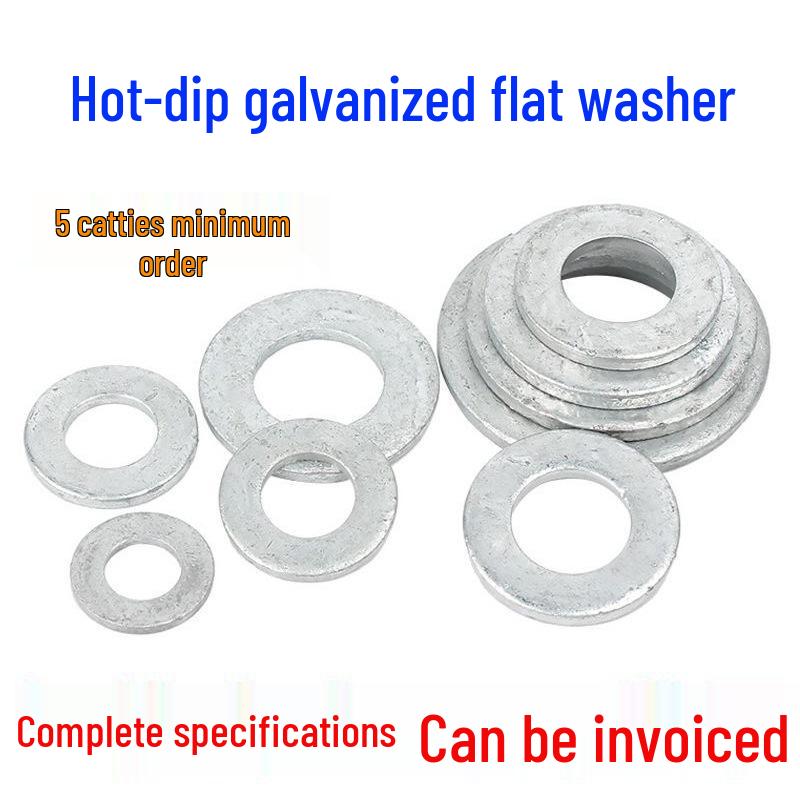 Hot-Dip Galvanized Flat Washer GB97 - M2 To M36 Sizes