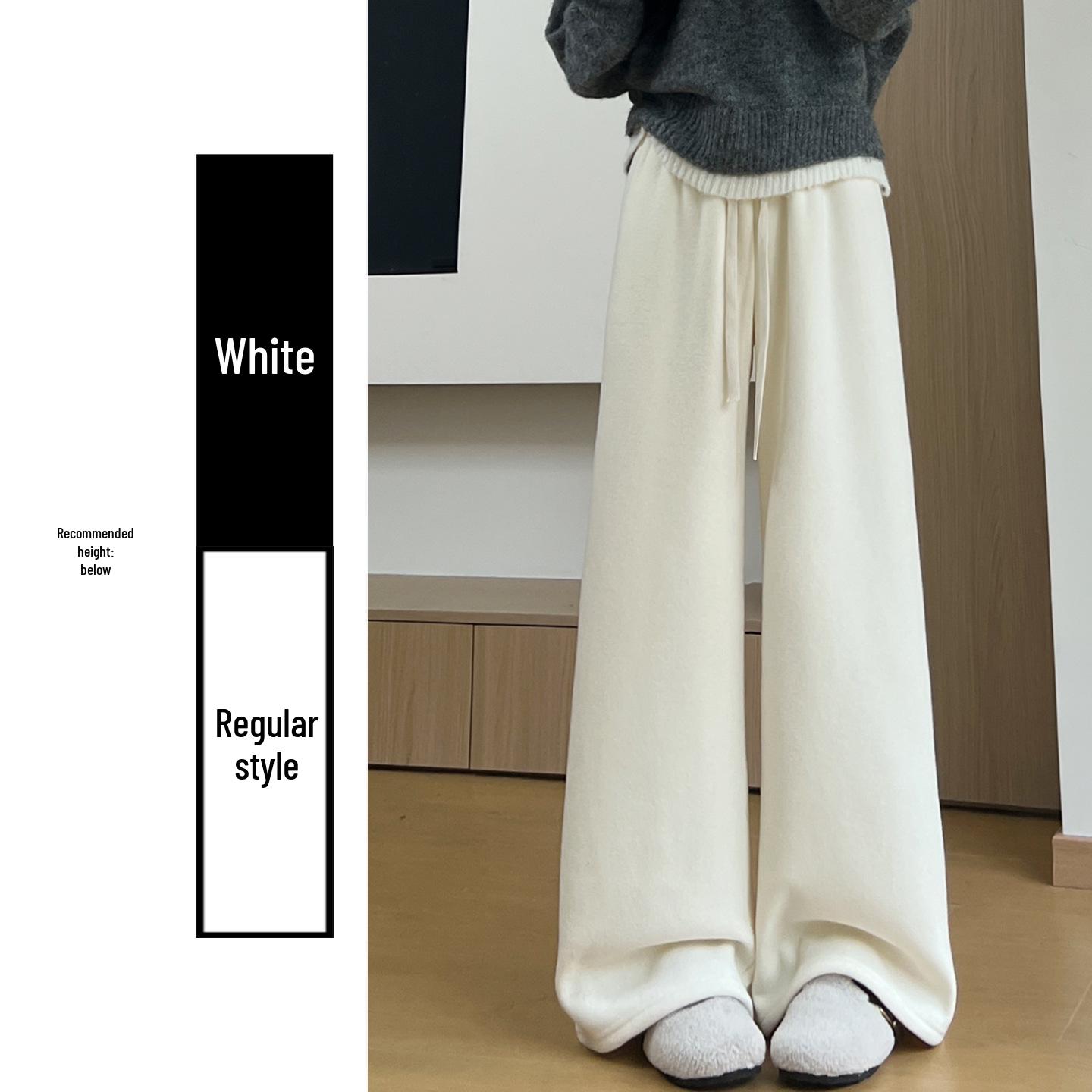 Women s Pink Velvet High-Waist Wide-Leg Pants - Autumn/Winter 2025 Collection L