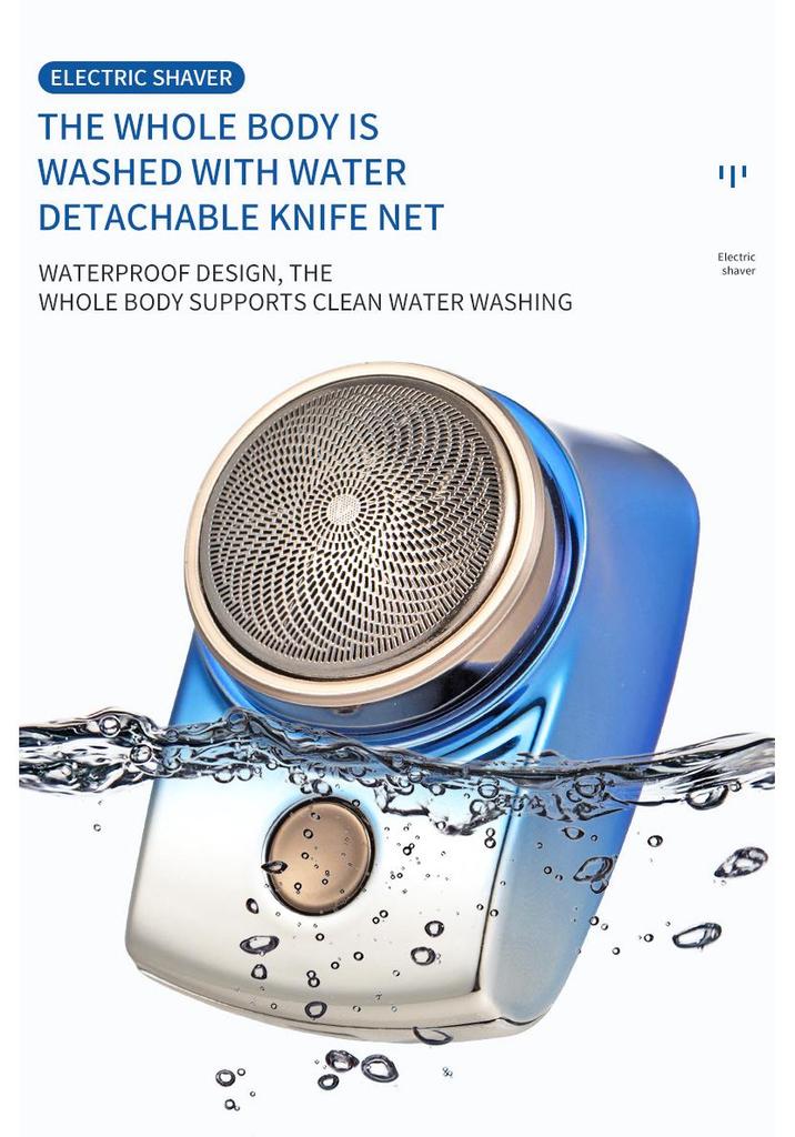 2024 Rechargeable Mini Waterproof Shaver & Beard Trimmer for Men