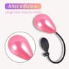 Big Butt Plug Anal Extender Vagina Dilator Sex Toys for Adults 18 Soft Silicone Inflatable Anal Plug Black Dildo for Women