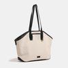 Summer new high-end resort series yak wool hemp tote bag, large-capacity commuter shoulder underarm bag