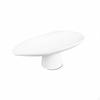 Fruteira de Pedestal Glow Design Sofisticado Prato Decorativo Moderno Peça Central Decorativa Versátil de Resina
