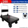 DIANA Portable Folding Hand Truck with Silent PVC Wheels