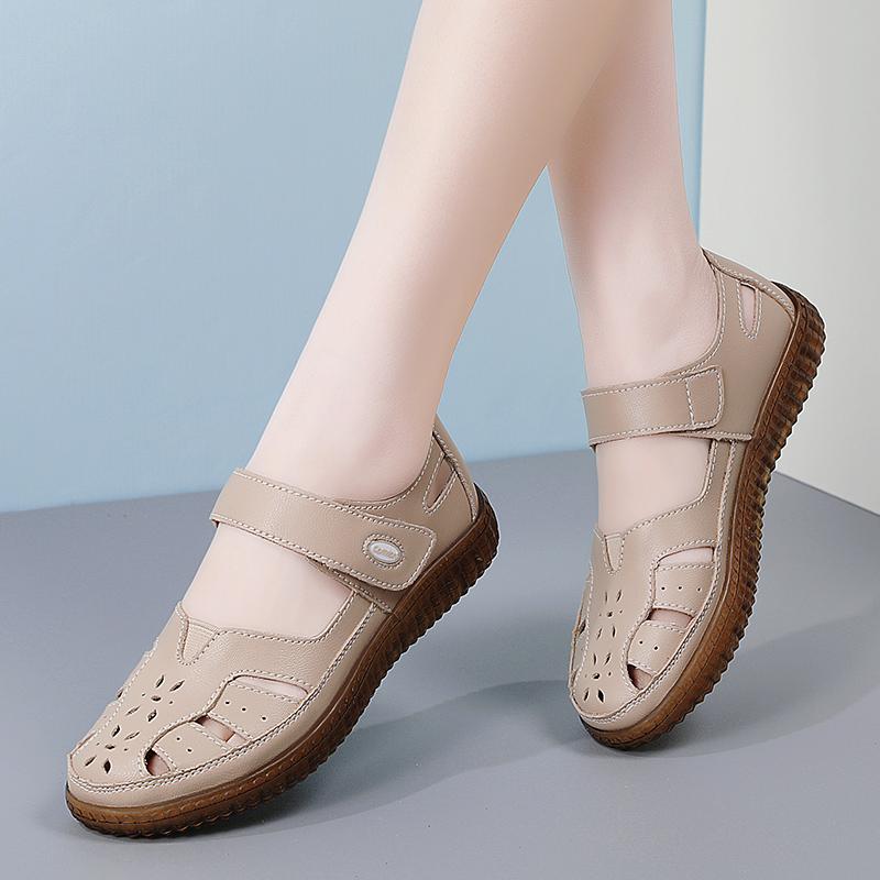 35-42 Dámské Letní Nadměrné Velikosti Prodyšné Módní Děrované Boty Ležérní Dámské Boty Sandály Zahradní Boty