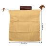 Leather   Foraging Pouch Belt Fruit Picking Bag for Camping Fruit Collecting
