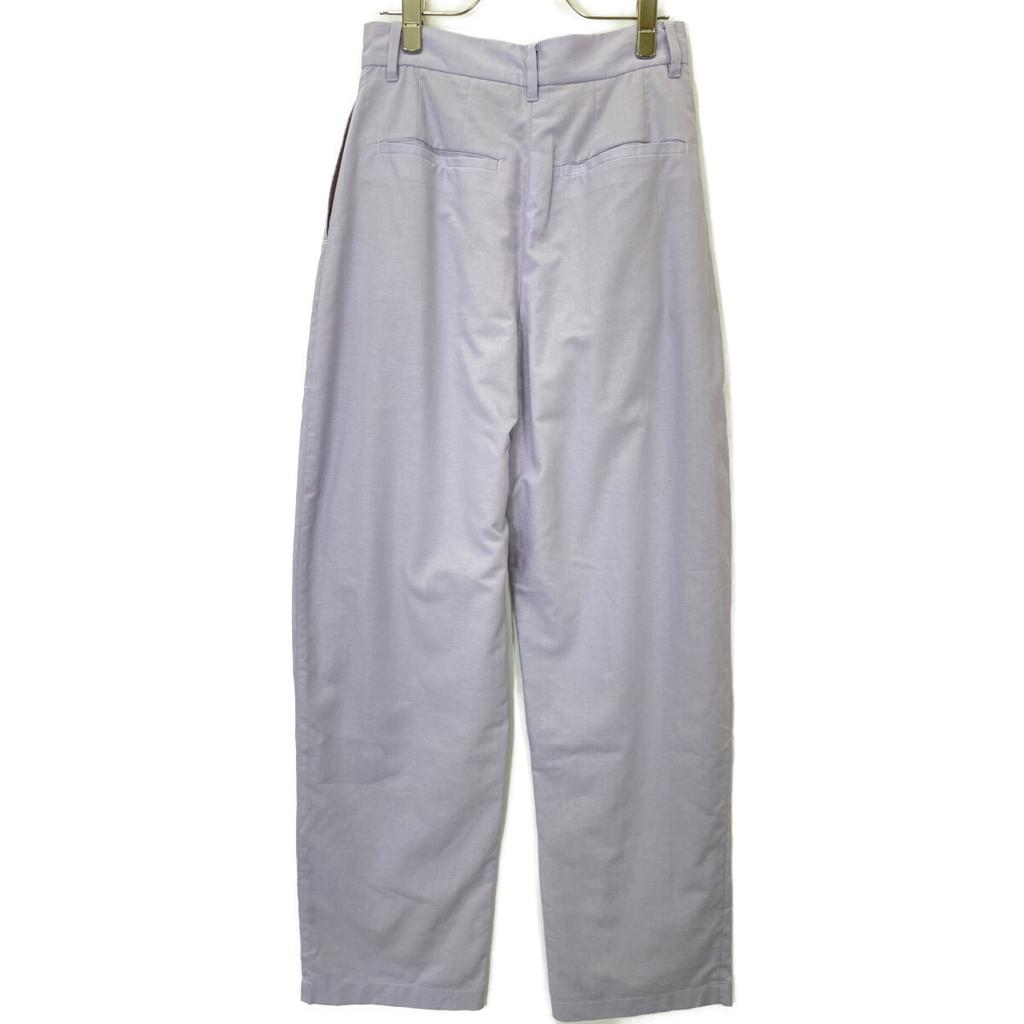 CLANE 16110-7322 Purple Curve Line Pants Bottoms 2 purpleUsed