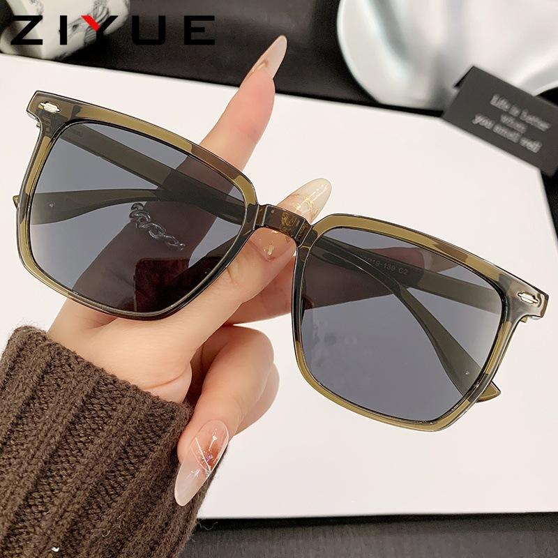 ins face small sunglasses female Internet celebrities new fashion polarized sunglasses men's sunscreen sunglasses